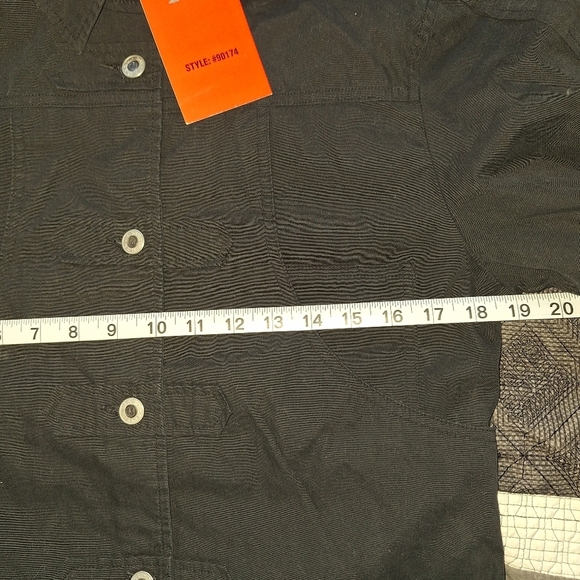 NWT Maxi Brand Black Button Up Jacket Size Large - Picture 6 of 7